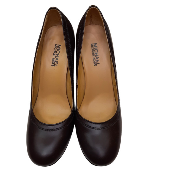 Michael Michael Kors| Leather Black Pumps Size 8M - Picture 1 of 6